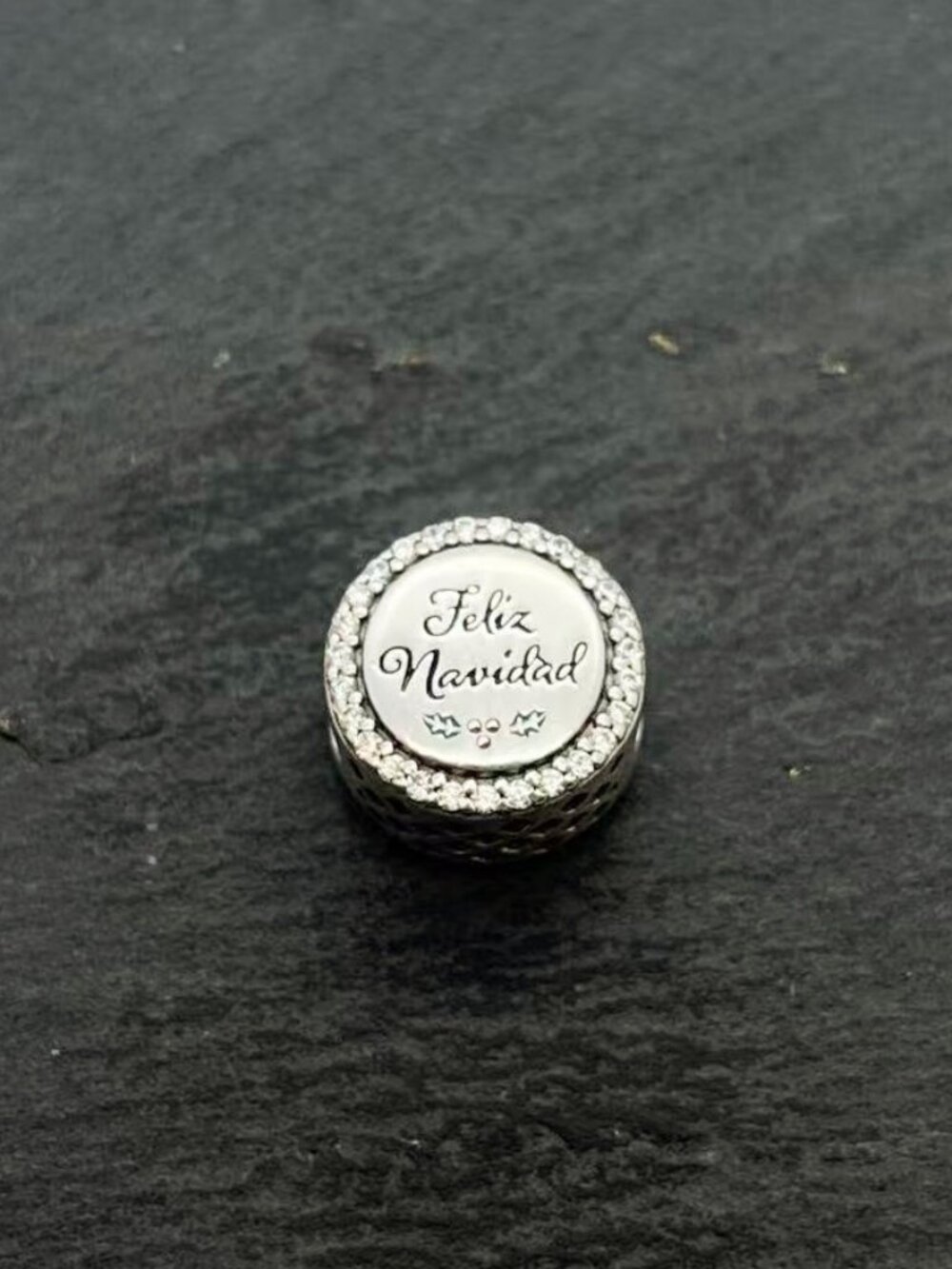 Pandora Feliz Navidad Exclusive Bead Charm Sterling Silver Jewelry